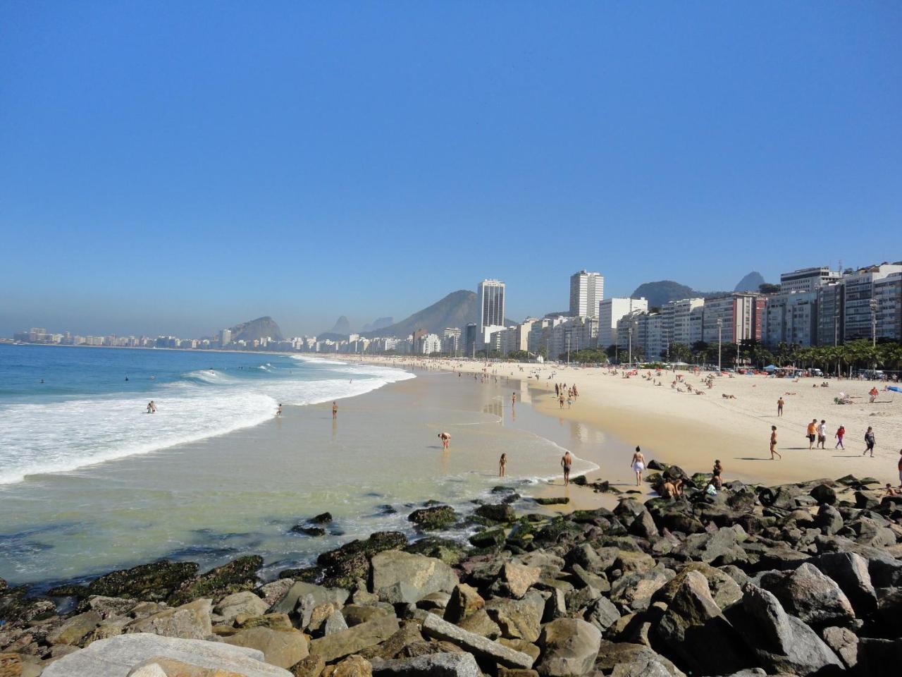 Copacabana Beach Rio de Janeiro Bagian luar foto